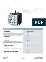 Product Data Sheet 3RU1116-1AB0: OVERLOAD RELAY, 1.1... 1.6 A, 1NO+1NC, Size S00, Class 10, For Contactor Mounting