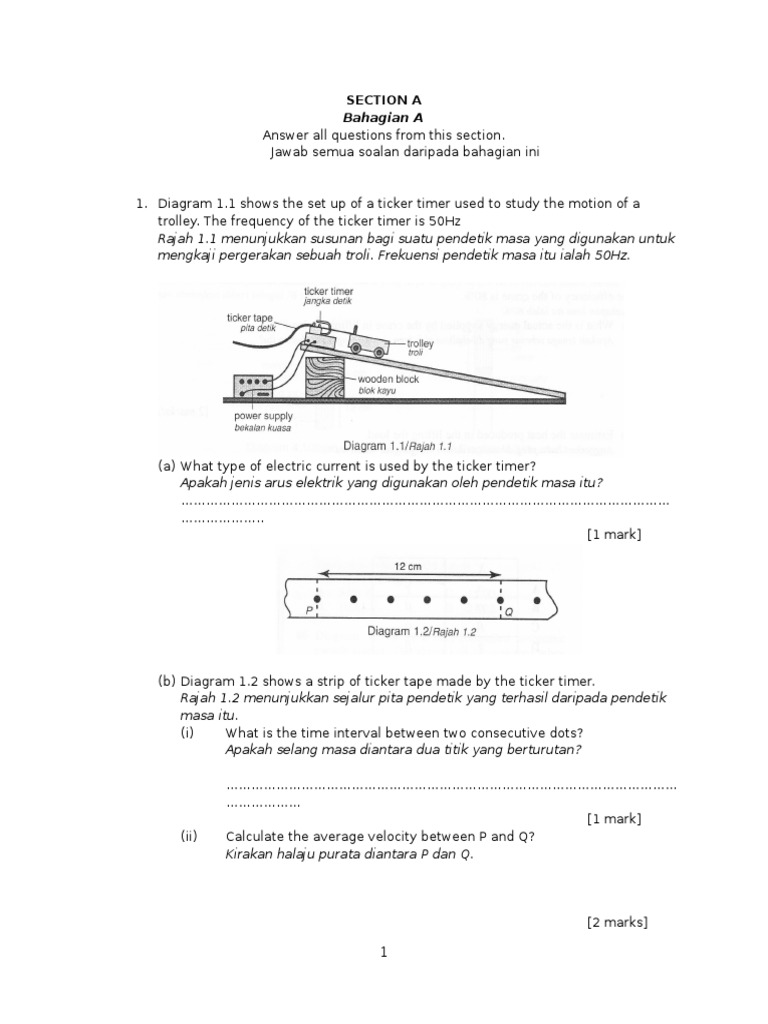 Soalan Fizik Kertas 2 Spm 2019 - 3 Glorios As Palavras