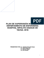 Plan de Supervision Integral Serv Medici