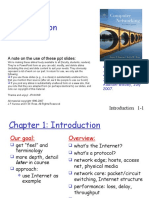 Introduction 1-1: A Note On The Use of These PPT Slides
