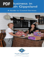 Business Assistance Brochure a Guide to Council Services