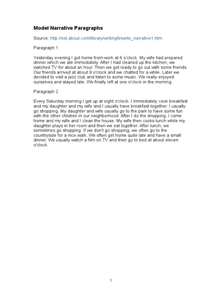 Best narrative stories picture