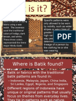 History of Batik
