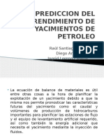 Metodos Prediccion Comportamiento de Un Yacimiento de Petroleo