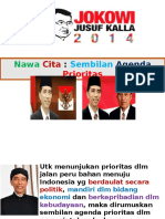 Nawacita Jokowi JK - 2014 - 2019