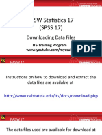 SPSS Statistics Help - Download Data Files For Our YouTube SPSS Tutorials