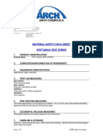 Arch Chemicals: Material Safety Data Sheet HTH Quick Test Strips