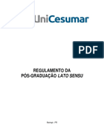 Regulamento Pos-Graduacao 2015