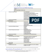 RefineM PMP Exam Prep Braindump