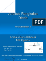 Kuliah 3 - Analisis Rangkaian Dioda