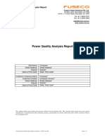  Power Quality Analysis Report 