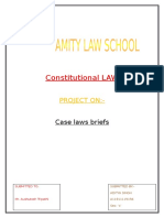 Constitutional LAW: Project On