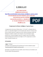 All Tasks Solved Immediate Download: Requirements For Business Intelligence Capstone Project