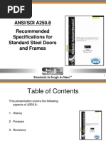 ANSI-SDI A250.8 Overview PDF