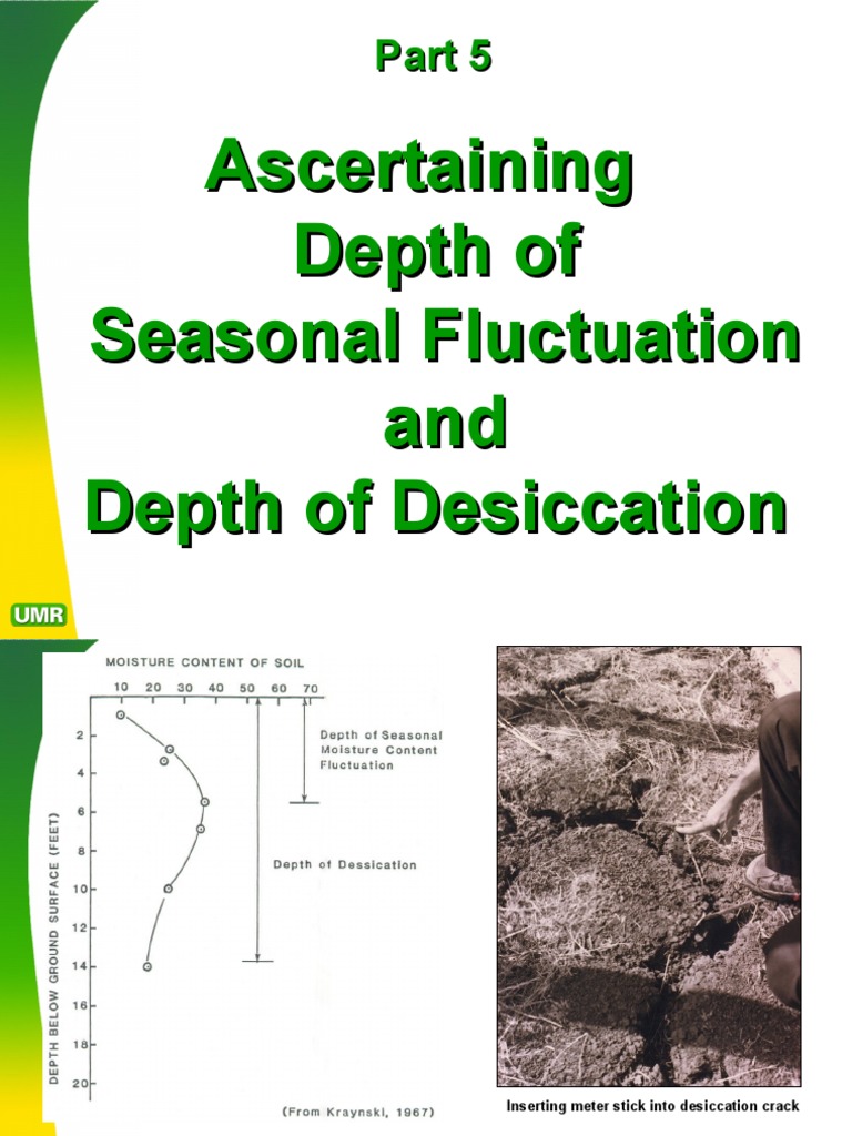 Seasonal Soil Moisture and Desiccation Depth | PDF | Home & Garden ...