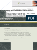 Microstucture and Mechanical Behavior of Ti-6Al-4V