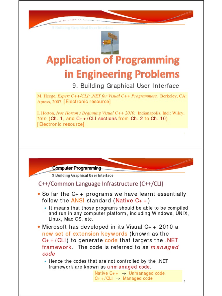 Building Graphical User Interface: C++/Common Language Infrastructure ...