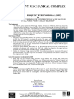Heavy Mechanical Complex: Request For Proposal (RFP)