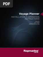 Voyage Planner Installation and Operation Instructions 81339-3-En