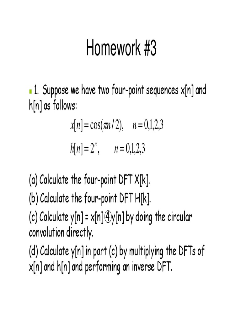 Homework 3 N N H N N N X