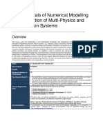 Fundamentals of Numerical Modelling and Simulation