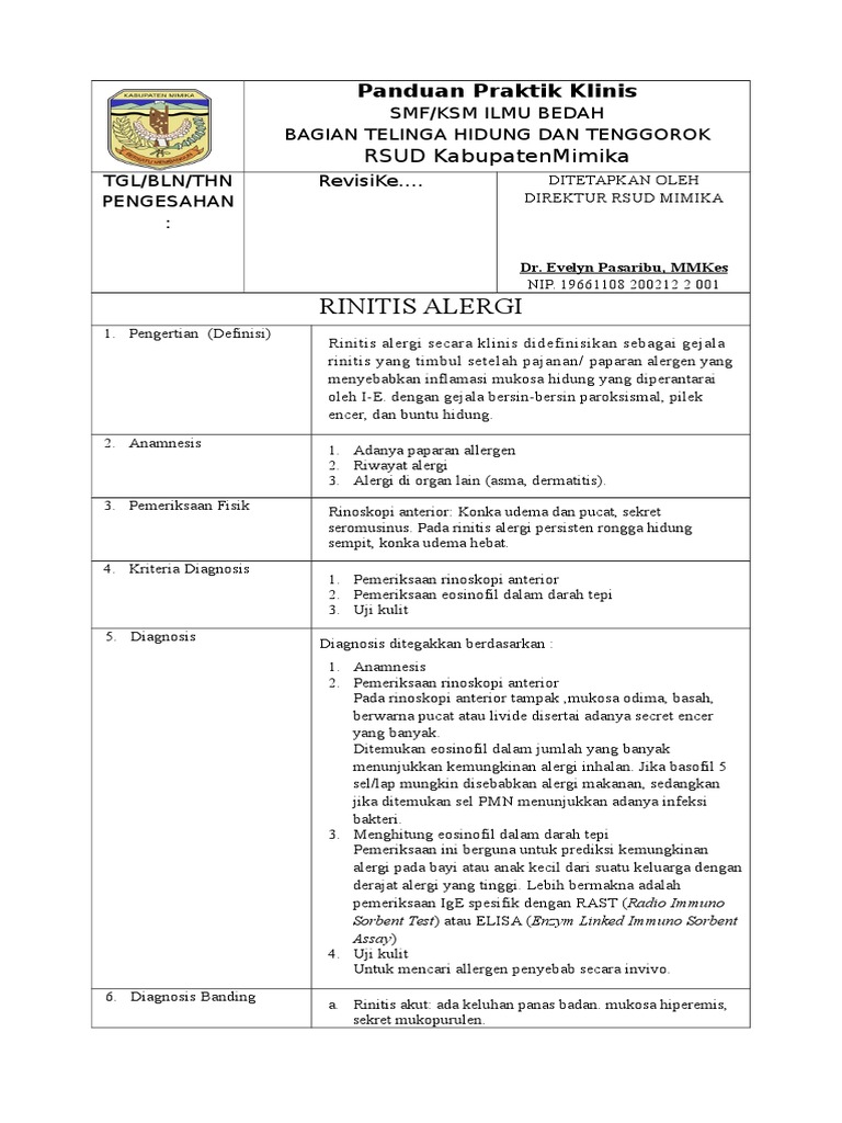 Rinitis Alergi | PDF