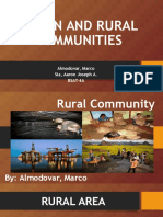 Comparing Rural and Urban Communities