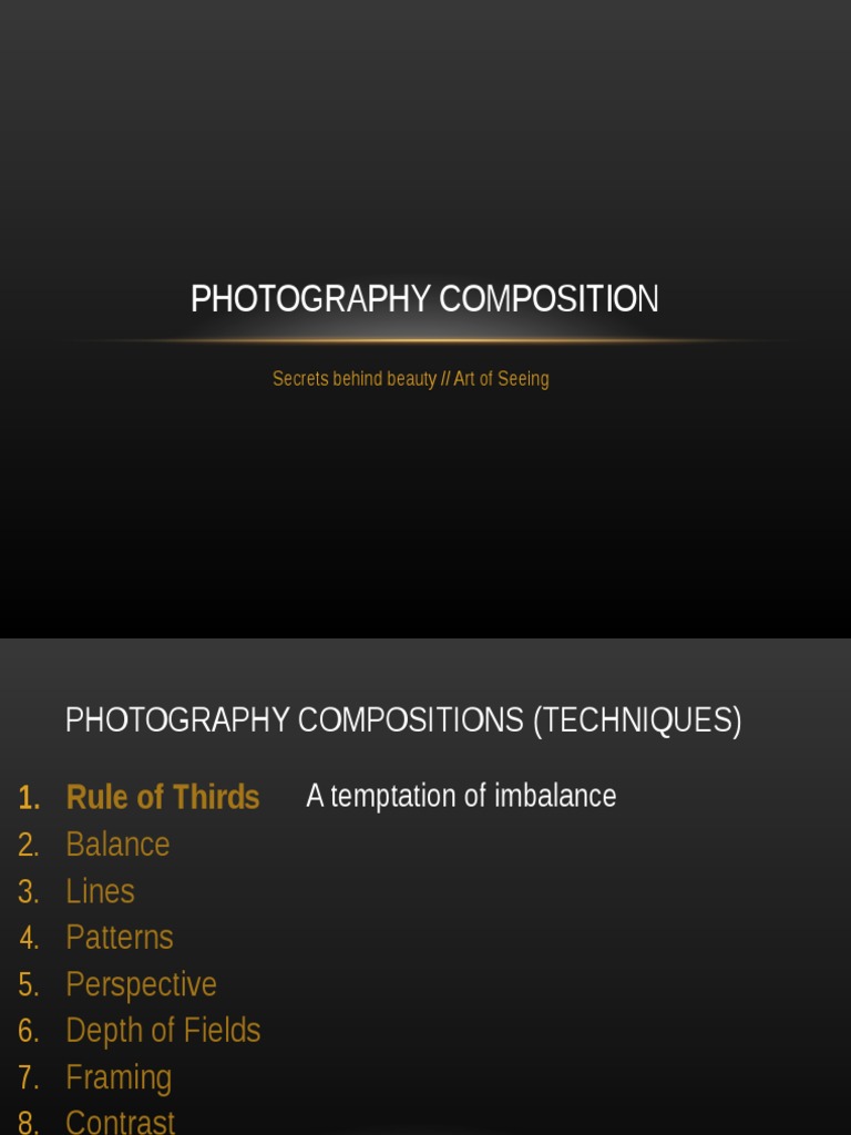 Beauty of Compositions | PDF | Composition (Visual Arts) | Perspective ...