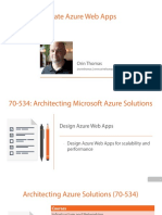 2 Architecting Azure Solutions 70 534 Web Apps m2 Slides