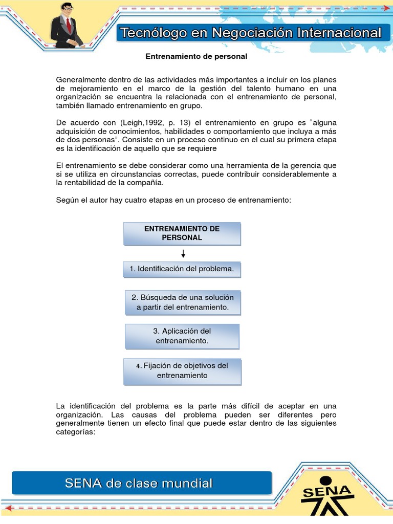Entrenamiento de Personal | PDF | Crecimiento personal y profesional