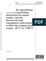 Method For Specifying Thermal Insulating Materials For Pipes, Tanks, Vessels, Ductwork and Equipment Operating Within The Temperature Range - 40 °C To +700 °C