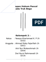 Penerapan Hukum Pascal Pada Truk Bego