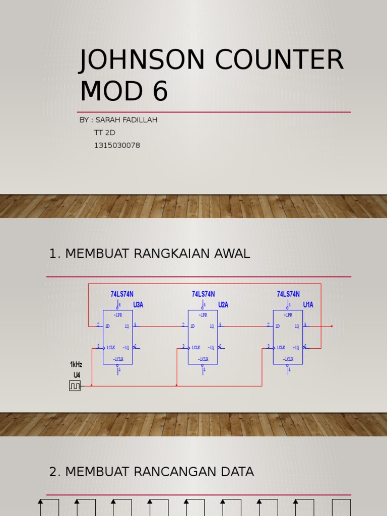 Johnson Counter Mod 6 | PDF