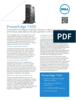 Dell PowerEdge T430 Spec Sheet