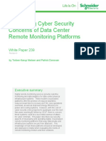 AST-0171093 Addressing Cyber Security Concerns of Data Center Remote Monitoring Platforms