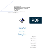 Trabajo Del Proyecto de Biogas
