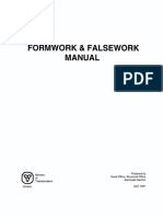 Formwork and Falsework Manual, Ministry of Transportation, Ontario.pdf