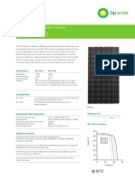 170 Watt Photovoltaic Module: Performance BP 4170 BP 4160