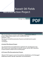 Managing Kuwait Oil Fields Reconstruction Project: Group-02