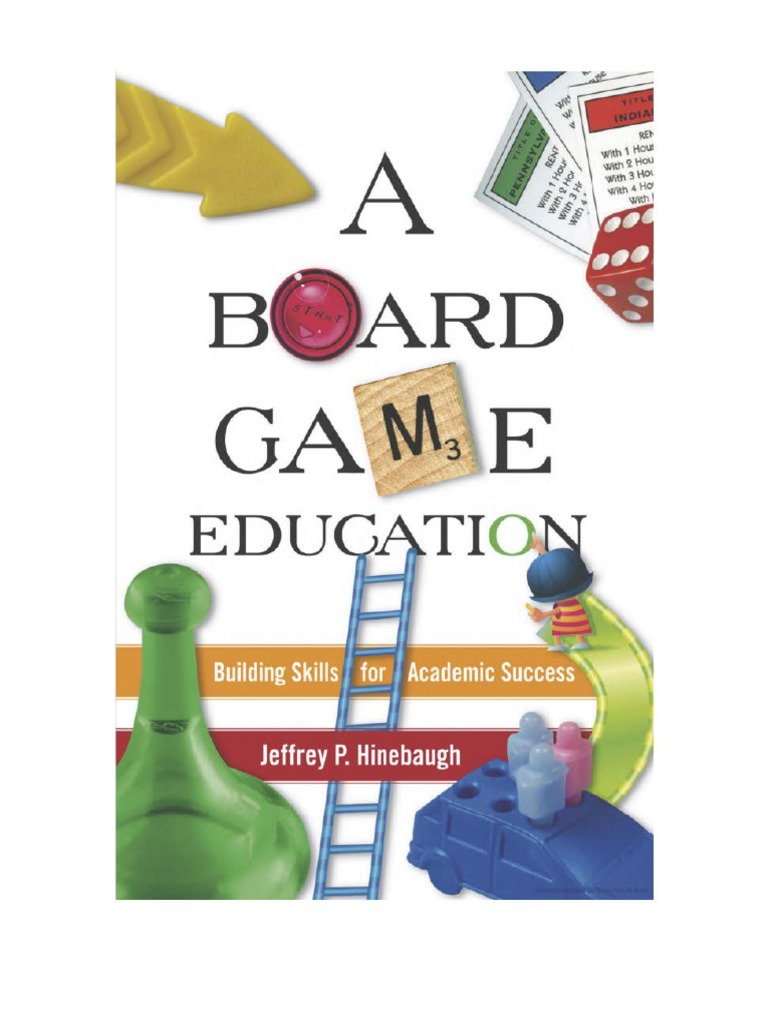 A Board Game Education Cap 1 PDF Game Theory Curriculum