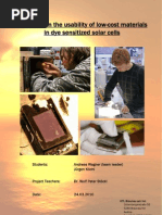 Download Research on the usability of low-cost materials in dye sensitized solar cells by Andi742 SN32732511 doc pdf