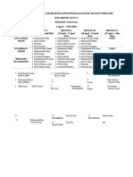 Jadwal Kelompok XXVI-G