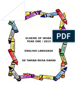 Scheme of Work YEAR ONE / 2015