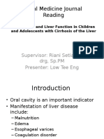 Oral Medicine Journal Reading: Supervisor: Riani Setiadhi, DRG, SP - PM Presenter: Low Tee Eng