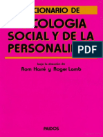 Diccionario de Psicologia Social