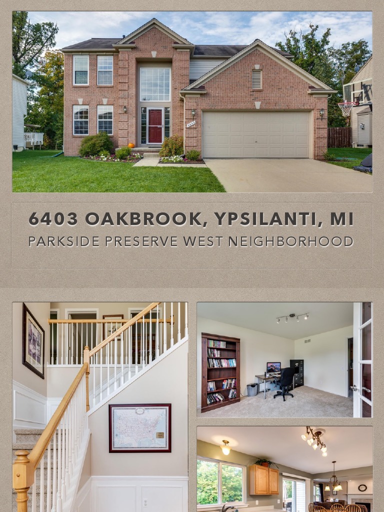 6403 Oakbrook Ypsilanti MI Parkside Preserve West