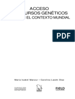 Acceso A Recursos Genéticos Chile en El Contexto Mundial. MANZUR-DÍAZ PDF