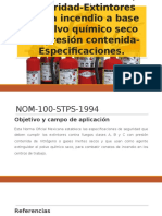 NORMA Oficial Mexicana NOM-100-STPS-1994, Seguridad-Extintores Contra Incendio