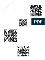 Testes de Leitura Qr Code