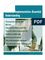 Unit 2: MIS & Its Implementation-Essential Understanding